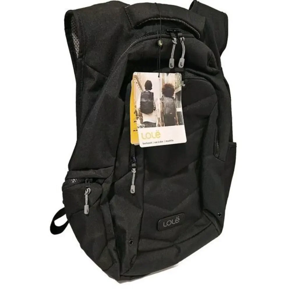 Lolë Quilted Nylon Backpack‎ / Black/ New